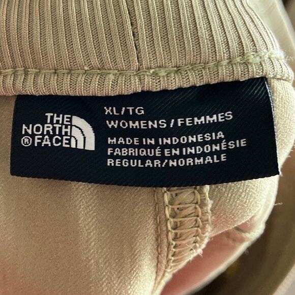 The North Face Womens Pants Tan Capri Drawstring Pockets Nylon Stretch XL - Picture 4 of 11